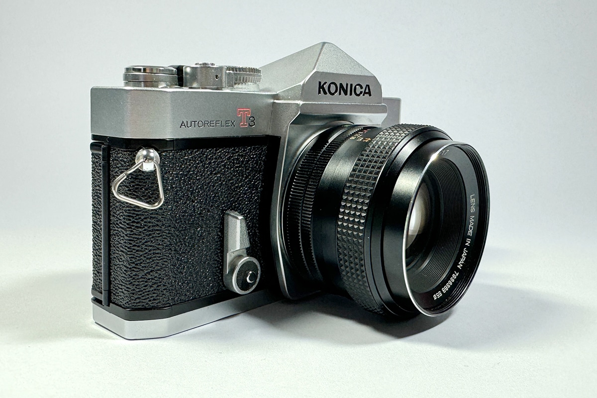 Blick durch den Sucher der Canon A-1